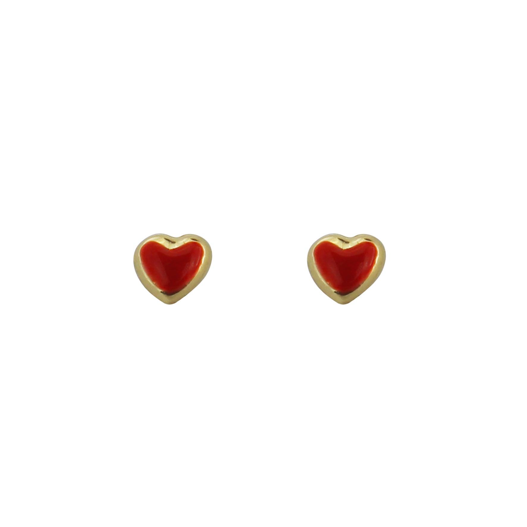 Orecchini Cuore smaltato