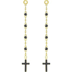 Orecchini donna gioielli Swarovski Mini Cross