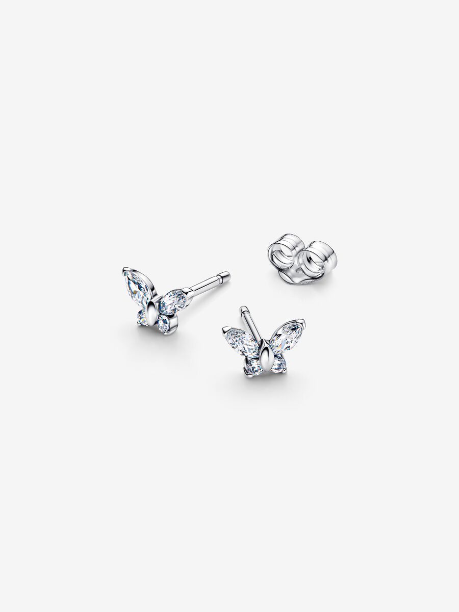 Orecchini Farfalla Luminosa Argento Sterling 925 - ORECCHINI
