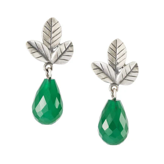 ORECCHINI FOGLIE DELLA TRANQUILLITA’ TROLLBEADS - ORECCHINI