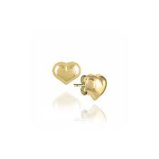 Orecchini in Oro Giallo Simbolo Cuore