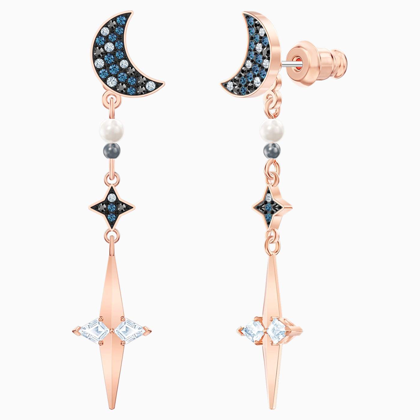 ORECCHINI JACKETS SWAROVSKI SYMBOLIC, MULTICOLORE, MIX DI PLACCATURE