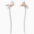 ORECCHINI LIFELONG BOW, BIANCO, MIX DI PLACCATURE