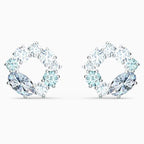 ORECCHINI STUD ATTRACT CIRCLE, PLACCATO RODIO