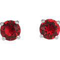 ORECCHINI STUD ATTRACT, ROSSO, PLACCATURA RODIO