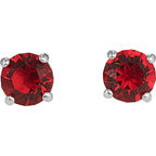 ORECCHINI STUD ATTRACT, ROSSO, PLACCATURA RODIO