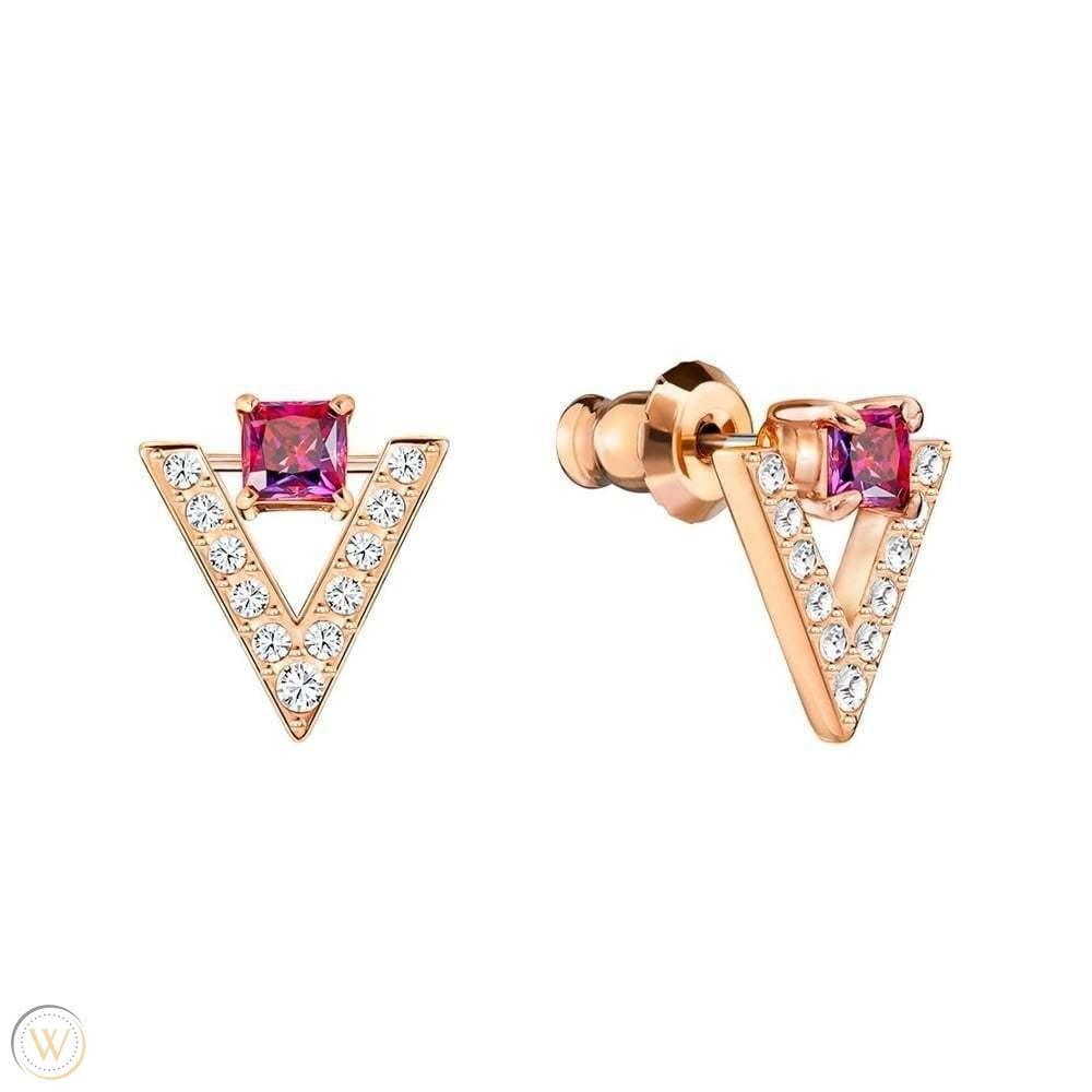 Orecchini Swarovski 5249350 placcato Oro Rosa con cristalli Swarovski collezione Funk