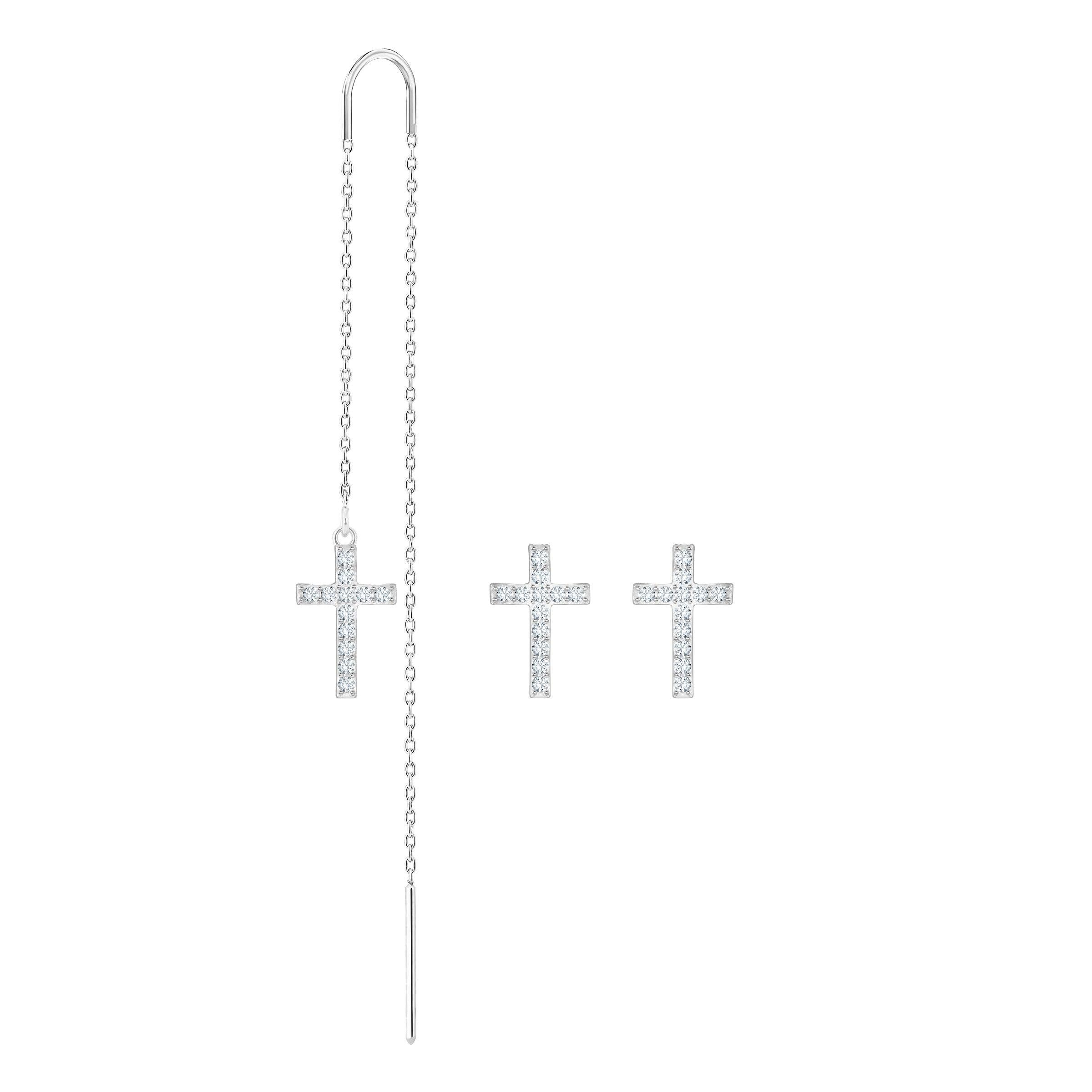 ORECCHINI SWAROVSKI MINI CROSS