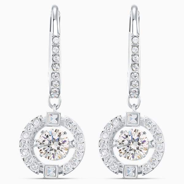 ORECCHINI SWAROVSKI SPARKLING DANCE DROP 2.0 BIANCO