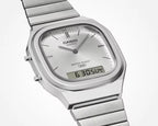 Orologio Casio Edgy Collection AQ-240E-7A – Design Analogico-Digitale Silver - OROLOGIO