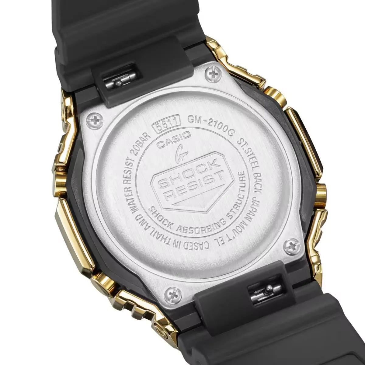 Orologio Casio G-Shock GM-2100G-1A9 Metal Oak - Oro e Nero - OROLOGIO