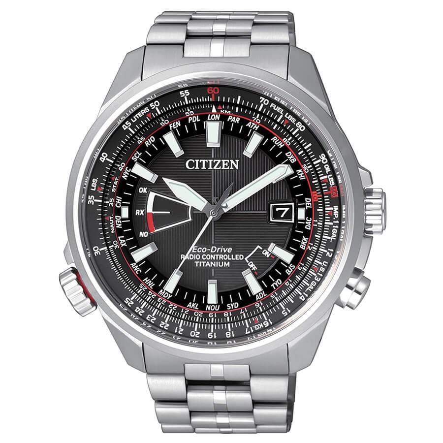 OROLOGIO CITIZEN RADIOCONTROLLATO PILOT TITANIO EVOLUTION