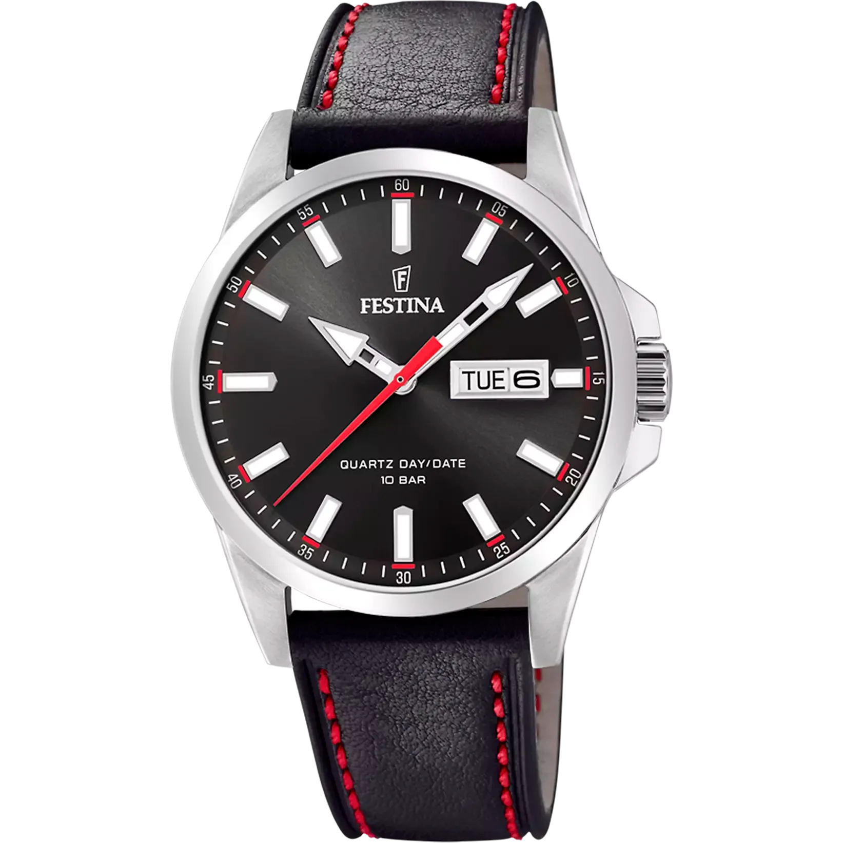 Orologio Classics Nero con Cinturino in Pelle - OROLOGIO