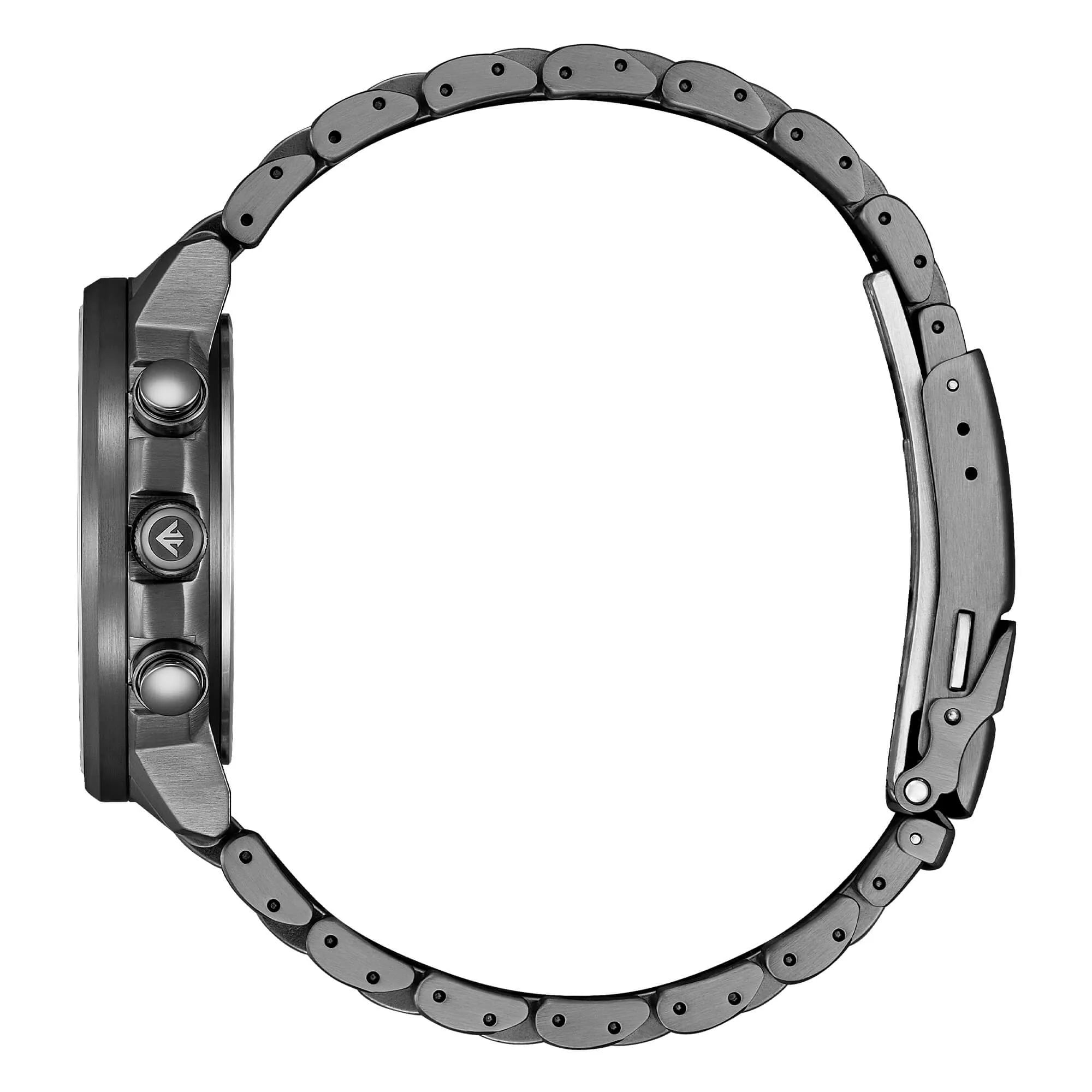Orologio Cronografo Uomo Citizen Pilot Eco-Drive Radiocontrollato Acciaio Nero - CB5867-87H - OROLOGIO