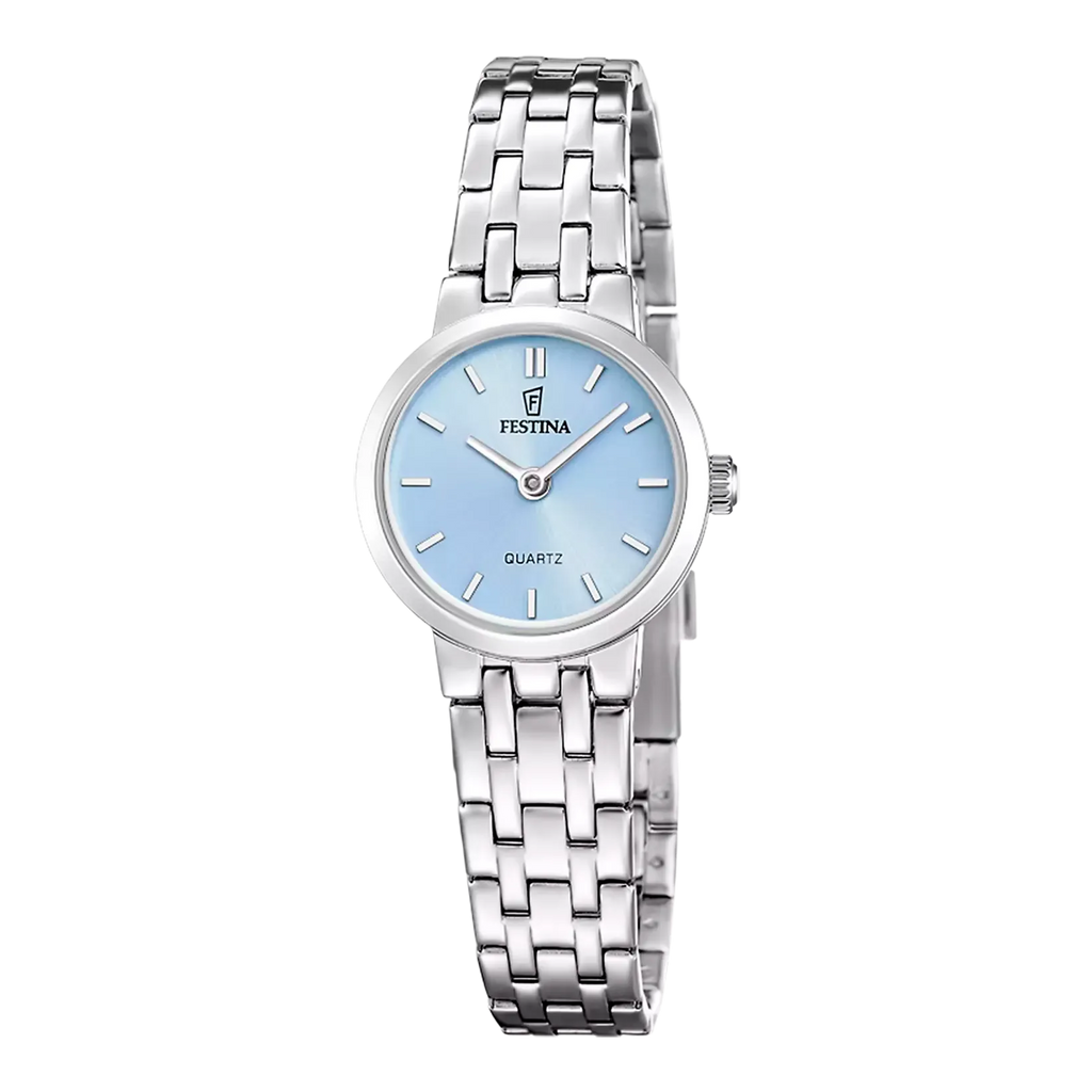 Orologio Donna Festina Mademoiselle F20746/3 - Quadrante Azzurro e Acciaio - OROLOGIO