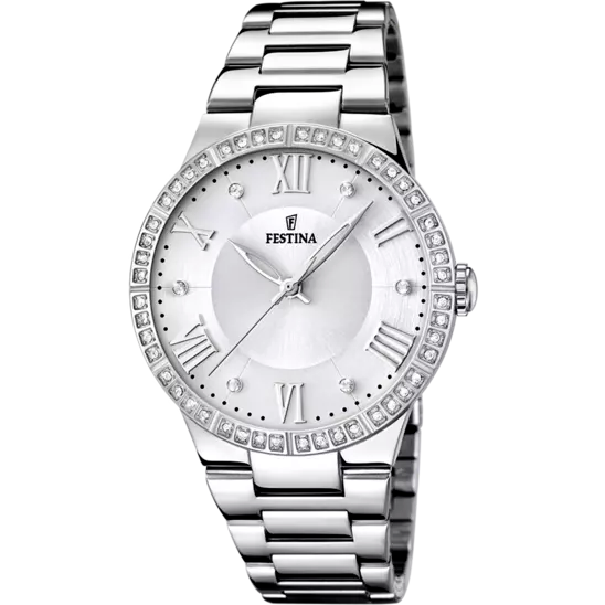 OROLOGIO FESTINA BOYFRIEND CON CINTURINO IN ACCIAIO DONNA - Bianco - OROLOGIO
