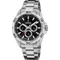 OROLOGIO FESTINA F20623/4 NERO CINGHIA ACCIAIO INOSSIDABILE 316L, UOMO