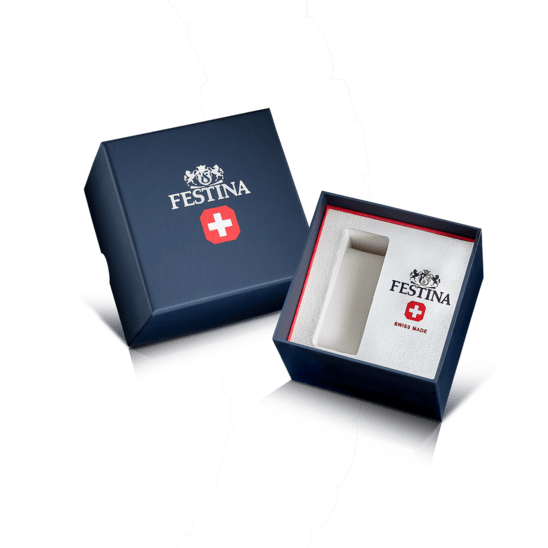 OROLOGIO FESTINA SWISS MADE NERO CINTURINO IN PELLE, UOMO