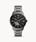 OROLOGIO FOSSIL AUTOMATICO TOWNSMAN CON BRACCIALE IN ACCIAIO GRIGIO FUMO