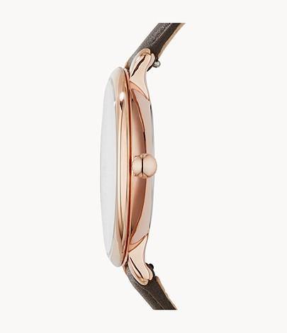 OROLOGIO FOSSIL , DONNA IN PELLE GRIGIA
