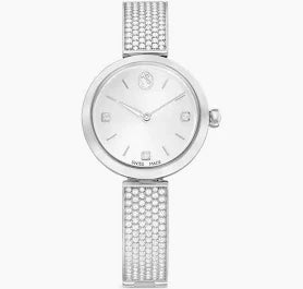 Orologio Illumina Fabbricato in Svizzera Bracciale di metallo Tono argentato Acciaio inossidabile - BRACCIALE