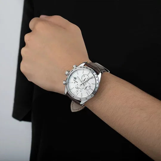 Orologio Timeless Chronograph Cinturino in Pelle - OROLOGIO