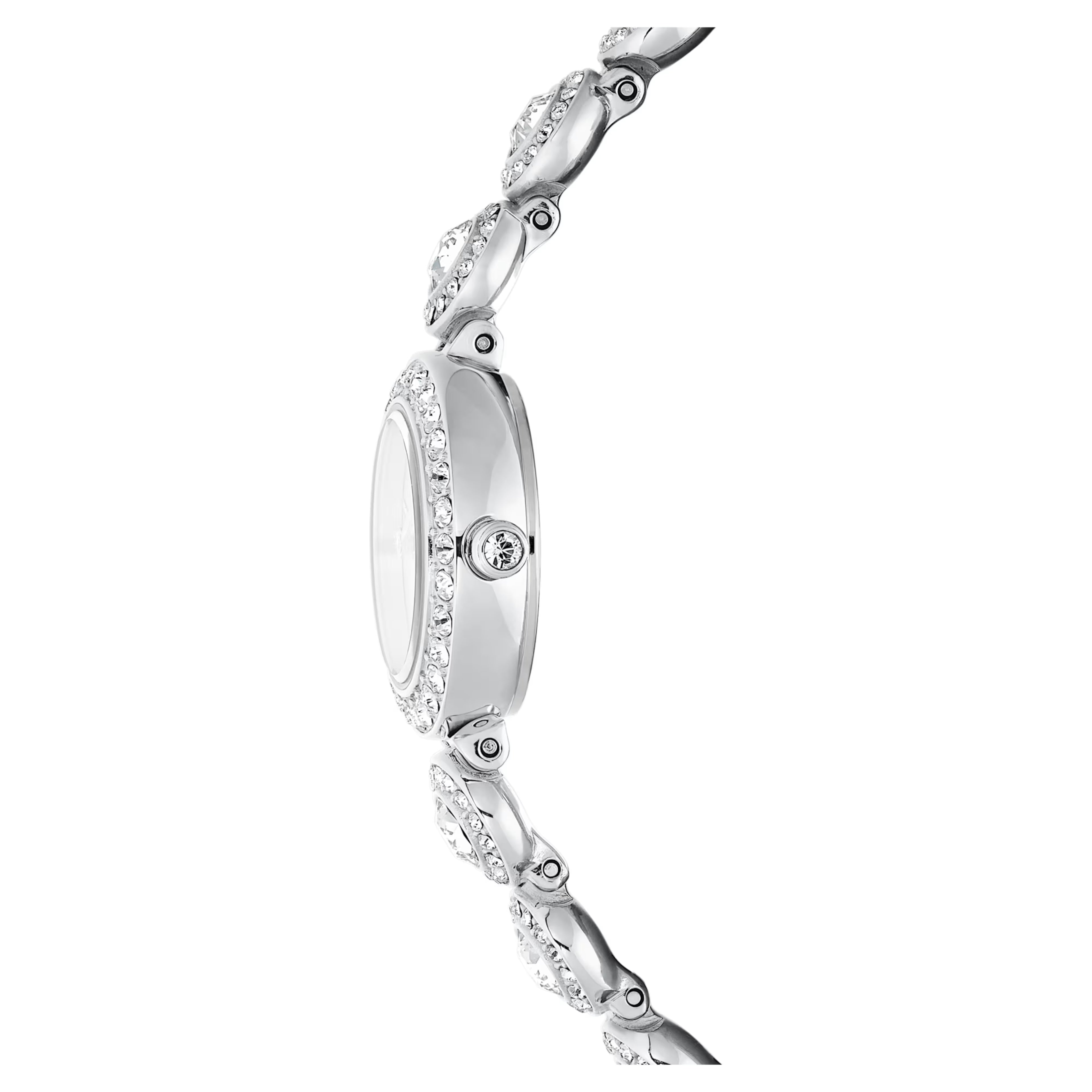 Orologio Una Angelic Bracciale in cristallo, Tono argentato, Acciaio inossidabile