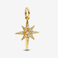 PANDORA CHARM STELLA POLARE PENDENTE DORATA - CHARM