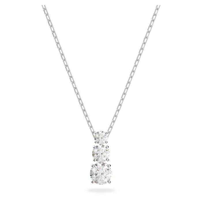 PENDENTE ATTRACT TRILOGY ROUND Bianco