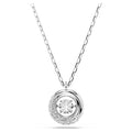 Pendente Dextera Taglio Round Bianco Placcato rodio - COLLANA