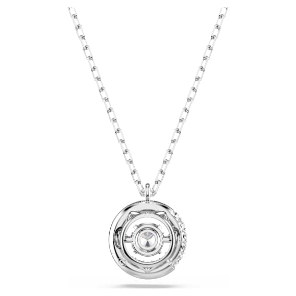 Pendente Dextera Taglio Round Bianco Placcato rodio - COLLANA