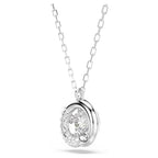 Pendente Dextera Taglio Round Bianco Placcato rodio - COLLANA