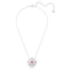 Pendente Eternal Flower Fiore, Rosa, Placcato rodio