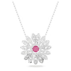 Pendente Eternal Flower Fiore, Rosa, Placcato rodio
