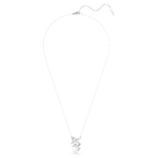 Pendente Hyperbola Taglio misto Bianco Placcato rodio SWAROVSKI - COLLANE