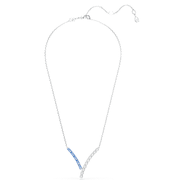 Pendente Matrix Taglio misto Blu Placcato rodio - COLLANA