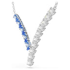 Pendente Matrix Taglio misto Blu Placcato rodio - COLLANA