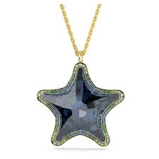 Pendente SCS Stella marina Blu Placcato color oro - COLLANE