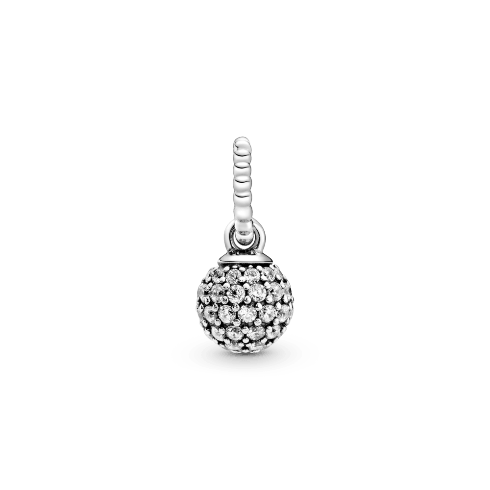 PENDENTE SFERA DECORATO CON PAVÉ