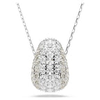 Pendente Sublima SWAROVSKI Taglio Round Bianco Placcato rodio - COLLANE