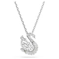 Pendente Swan Taglio misto Cigno Bianco - COLLANA