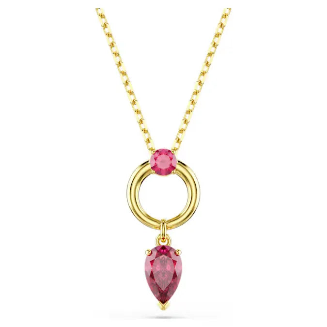Pendente Swarovski Mesmera: Un Tocco di Rosso Incandescente - COLLANE