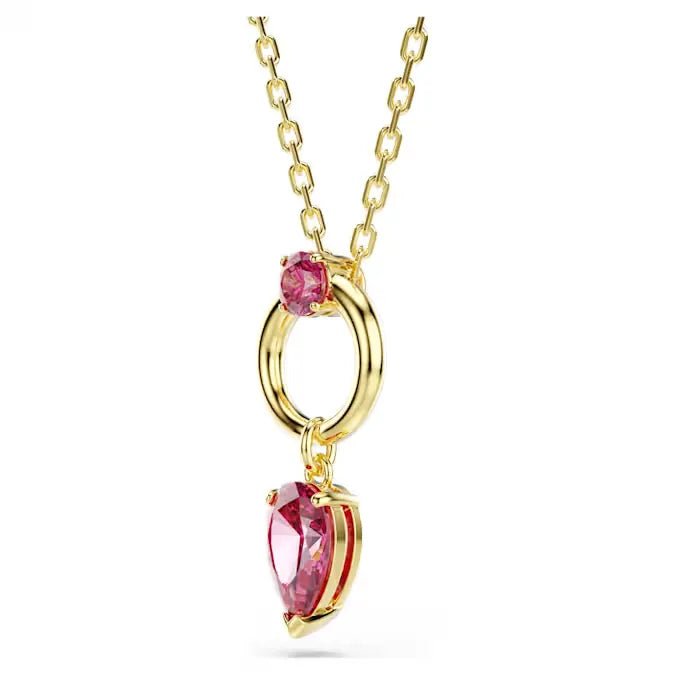 Pendente Swarovski Mesmera: Un Tocco di Rosso Incandescente - COLLANE
