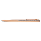 Penna a sfera Crystal Shimmer placcato color oro rosa