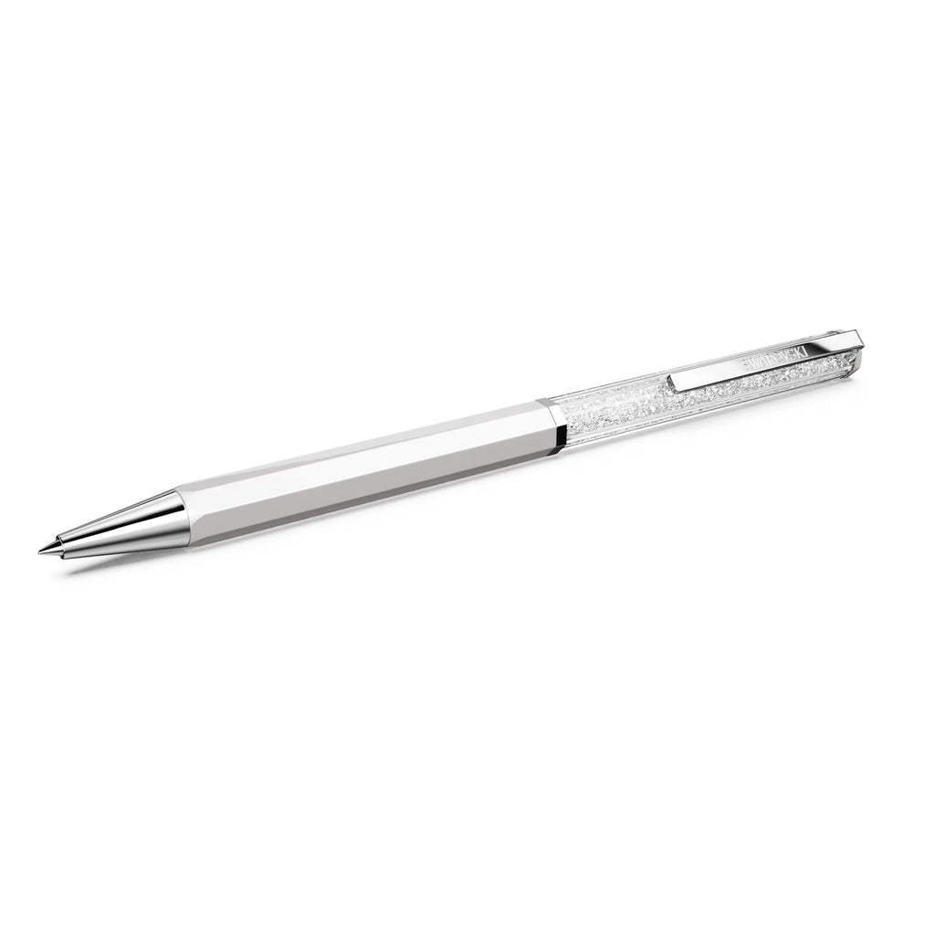 Penna a sfera Crystalline Laccato bianco, cromato