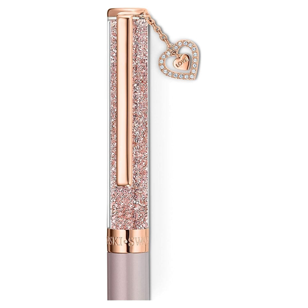 Penna a sfera Crystalline rosa, placcato color oro rosa