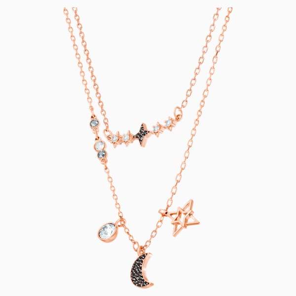 SET COLLANE SWAROVSKI SYMBOLIC MOON, MULTICOLORE, MIX DI PLACCATURE