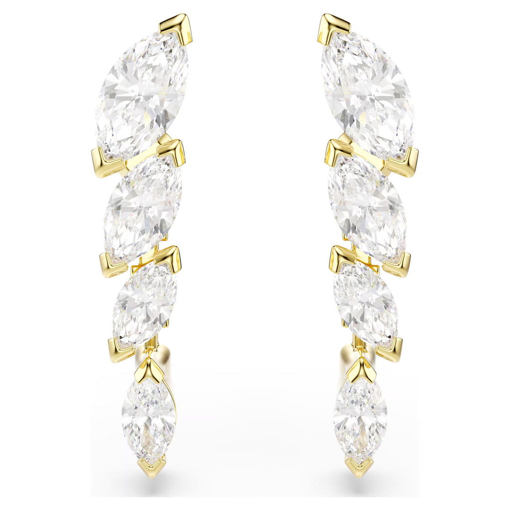 Set Mesmera Set (2), Taglio Marquise, Bianco, Finitura oro 18K
