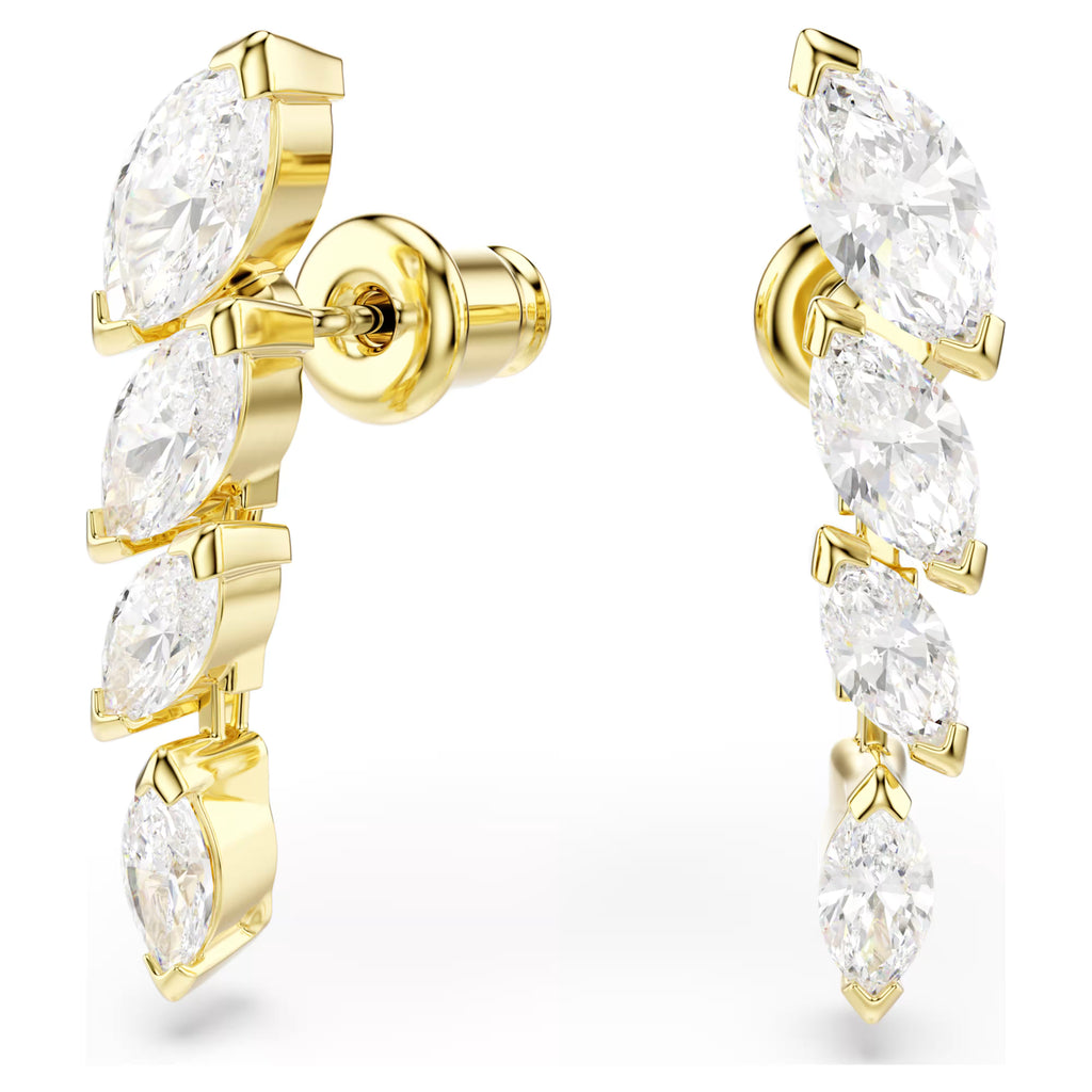 Set Mesmera Set (2), Taglio Marquise, Bianco, Finitura oro 18K