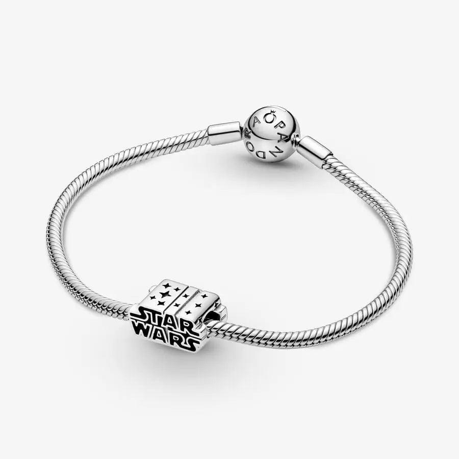 Star Wars, Charm in Argento con logo in 3D